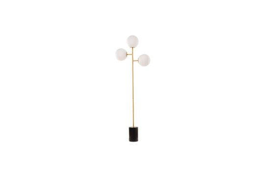 Full Moon gold metal floor lamp Clipped