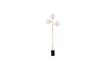 Miniature Full Moon gold metal floor lamp 1