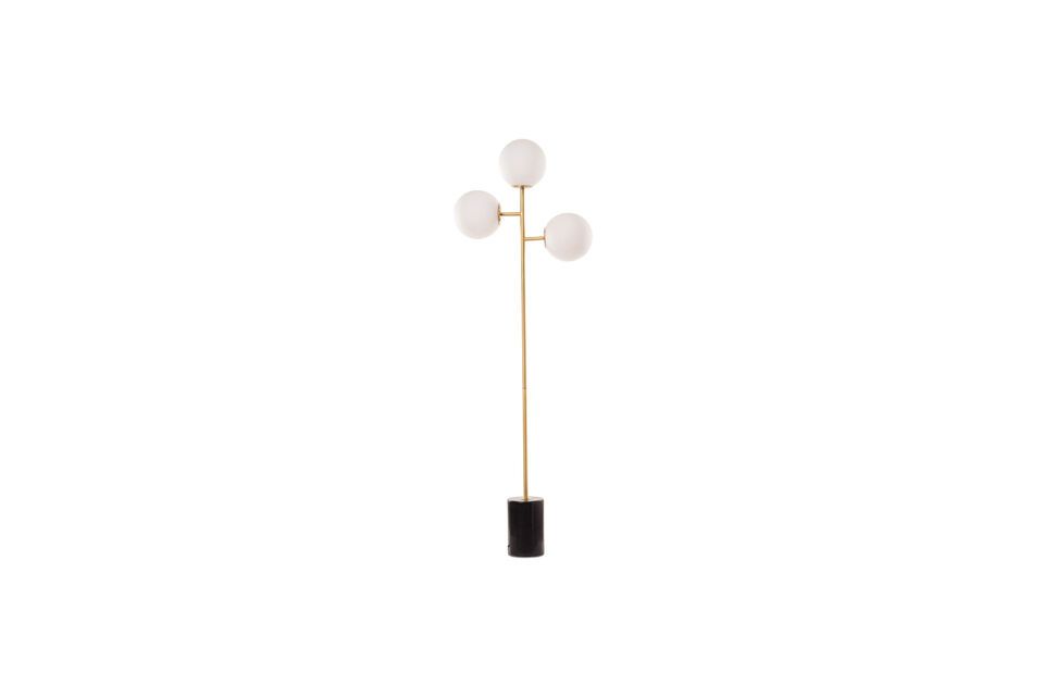 Full Moon gold metal floor lamp Pols Potten