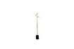 Miniature Full Moon gold metal floor lamp 3