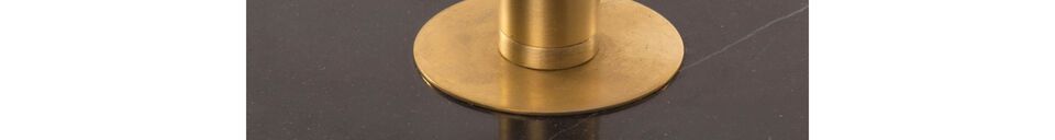 Material Details Full Moon gold metal floor lamp