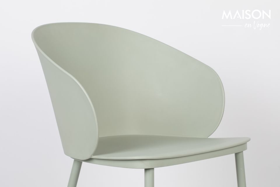 A chair with a minimalist look