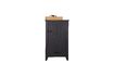 Miniature Gijs black wooden wardrobe 6