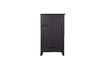 Miniature Gijs black wooden wardrobe 1