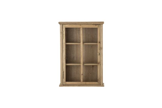 Glass cabinet in fir wood Halden Clipped