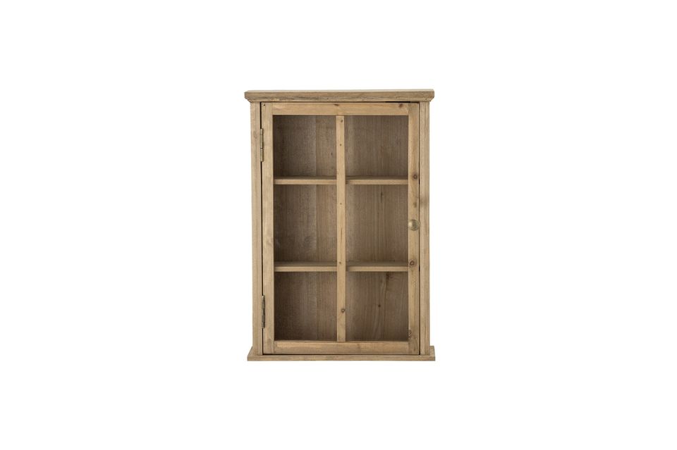 Glass cabinet in fir wood Halden Bloomingville