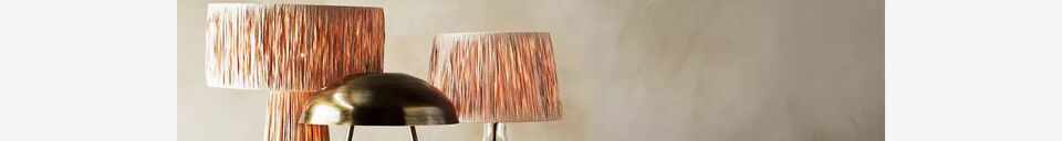 Material Details Glass table lamp shade Raffia
