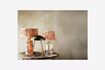 Miniature Glass table lamp shade Raffia 2