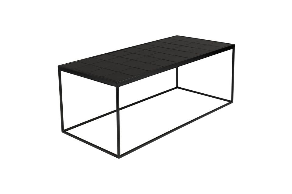 Glazed Black Coffee Table - 4