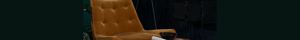 Material Details Glodis Lounge armchair whisky