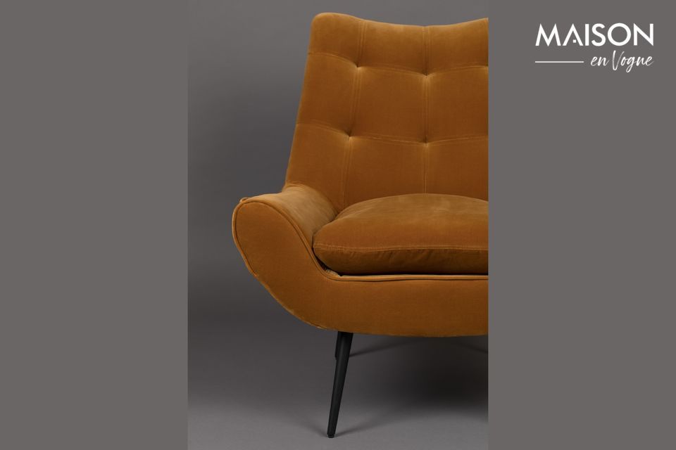 Glodis Lounge armchair whisky - 7