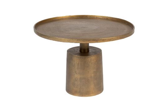 Gold aluminium coffee table Mason