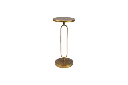 Golden aluminium side table Sandook