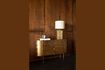 Miniature Golden aluminium square lamp Rico 1
