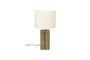 Miniature Golden aluminium square lamp Rico Clipped