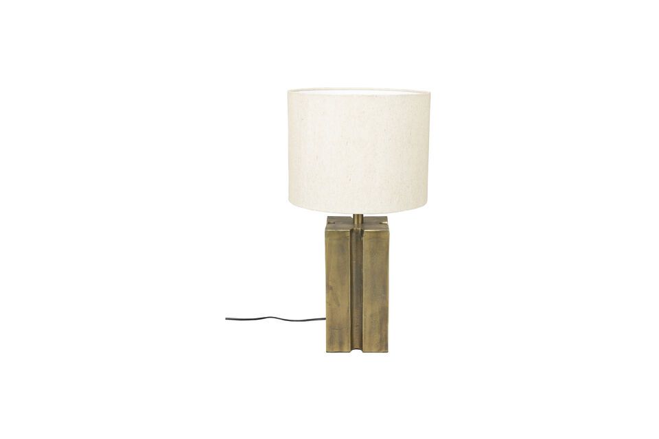 Golden aluminium square lamp Rico - 7