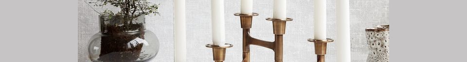 Material Details Golden brass candlestick Move