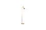 Miniature Golden brass floor lamp Precise Clipped