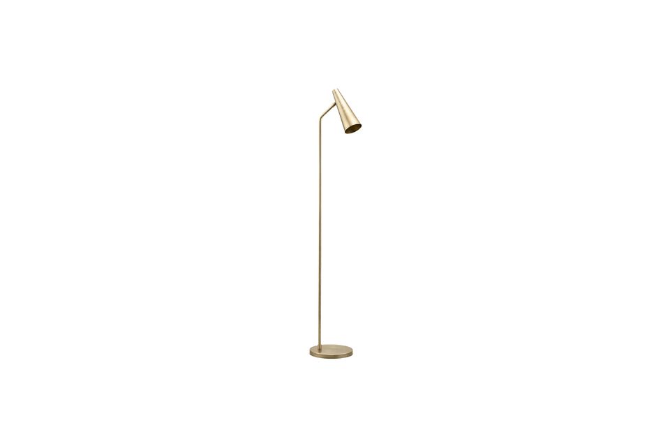 Golden brass floor lamp Precise House Doctor