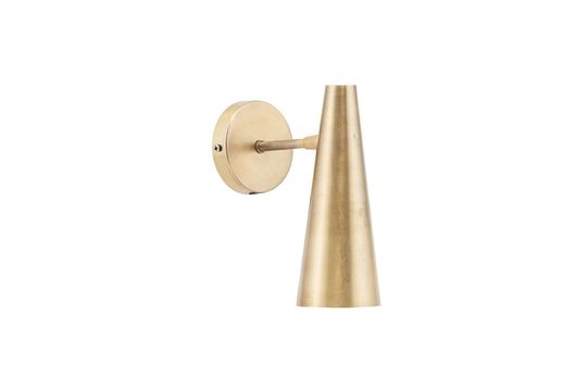 Golden brass wall lamp Precise Clipped