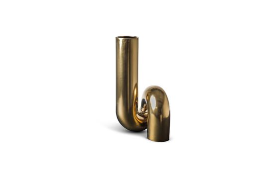 Golden ceramic vase Yourtube Clipped