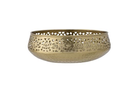 Golden metal bowl Aisha Clipped