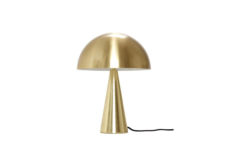  Golden metal table lamp Mush Hübsch