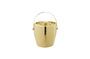 Miniature Golden stainless steel ice bucket Cocktail Clipped
