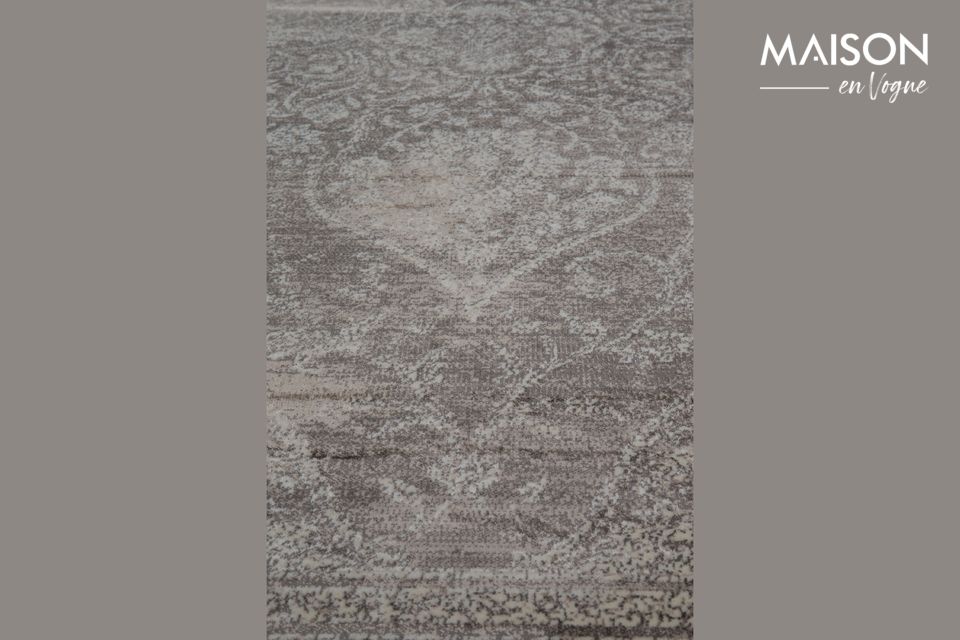 Gray fabric carpet Rugged - 7