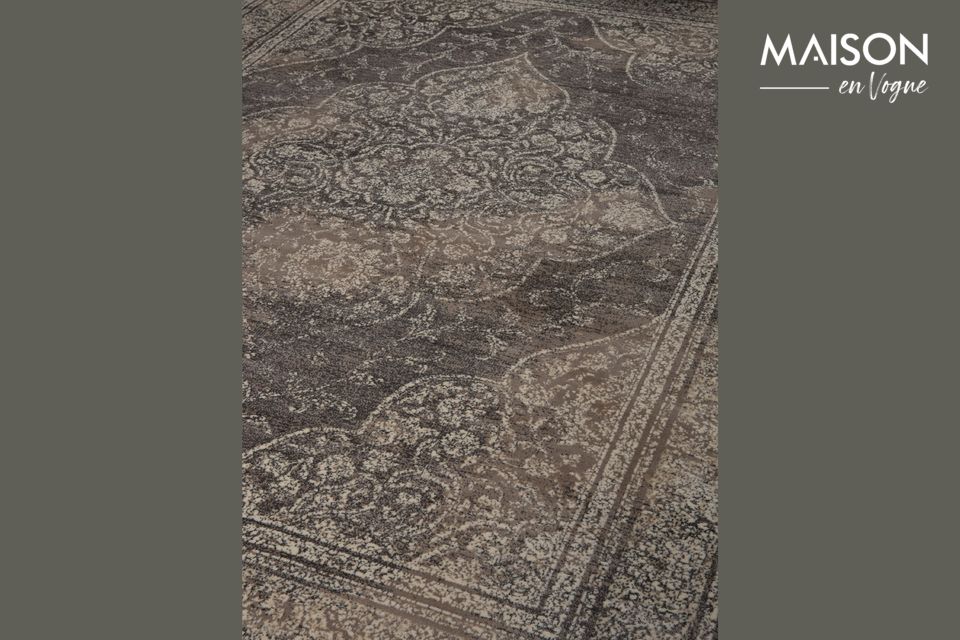 Gray fabric carpet Rugged - 10