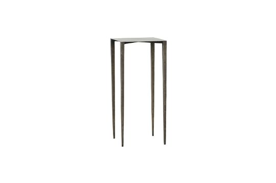 Gray iron side table Ranchi Clipped