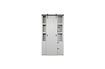 Miniature Gray wood sliding door wardrobe Barn 8