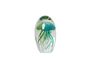 Miniature Green and blue jellyfish sulphide Clipped