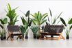 Miniature Green artificial plant Strelitzia 2