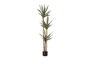 Miniature Green artificial plant Yucca Clipped