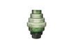 Miniature Green blown glass vase Steps 1