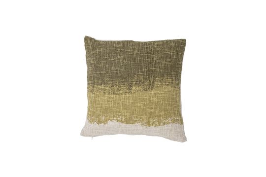 Green cotton cushion Imi Clipped