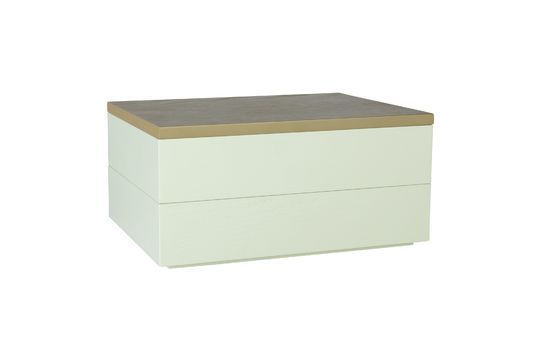 Green eucalyptus wood storage box Free Clipped