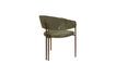 Miniature Green fabric chair Naida 10