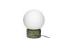 Miniature Green glass table lamp Sphere 1