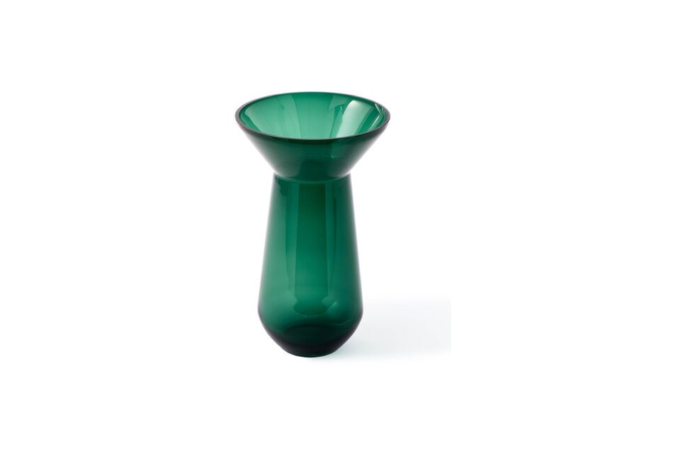 Green glass vase Long Neck Pols Potten
