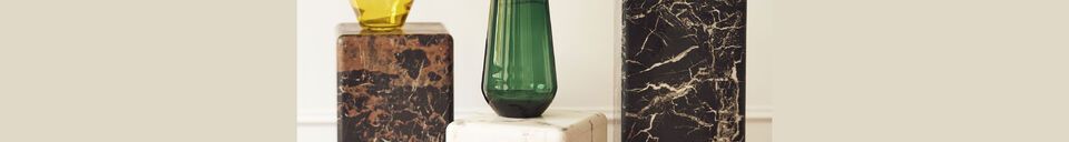 Material Details Green glass vase Long Neck