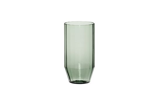 Green glass water glass Aster