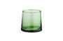 Miniature Green glass water glass Balda Clipped