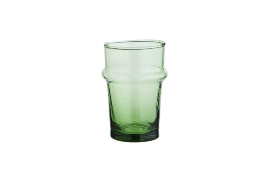 Green glass water glass Beldi Clipped