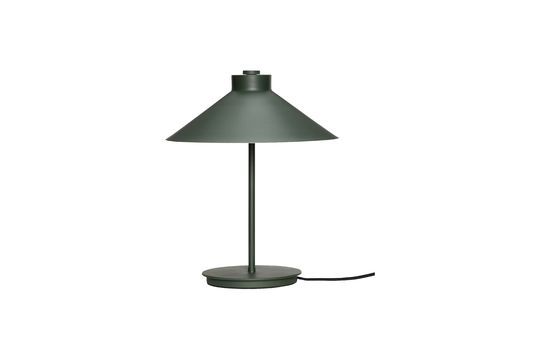 Green iron table lamp Shape