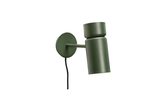 Green iron wall lamp Voyage Clipped