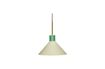 Miniature Green metal ceiling light Pencil 1