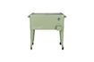 Miniature Green plastic cooler with wheels Be Cool 8