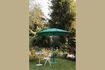 Miniature Green polyester parasol without base Sunshine 1